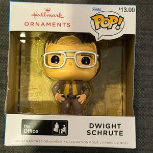 Funko POP Hallmark NBC The Office Dwight Schrute Christmas‎ Tree Ornament - New